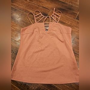 Red by BKE peach tank top